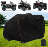 QYMOTO front view cover protecting ATV, keeps vehicle clean