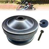 QYMOTO driver pulley front view showing fit and finish for reliable clutch replacement