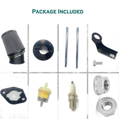 QYMOTO fuel filter and spark plug included for convenient maintenance