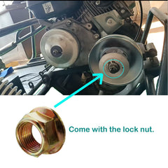 QYMOTO KT196 side profile showing pulley design and strength benefit
