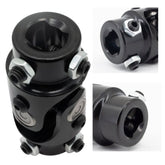 RABROPAR front view steering shaft showing compact double-D ends and secure fit