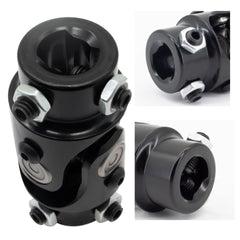 RABROPAR front view steering shaft showing compact double-D ends and secure fit