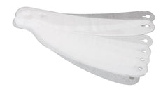 RaceQuip clear tear offs front view showing pack and clean visor protection
