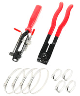 RACOONA CV clamp tool front view showing pliers and chuck benefit durable tensioning