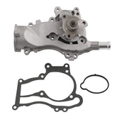 RADHLBNIU water pump front view showing fitment and durable housing benefit
