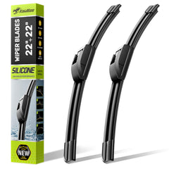 RaidBee front view packaging showing both 22 inch blades and fit labels