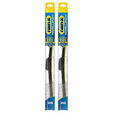 Rain-X front packaging showing two 26 inch blades and features benefit clear visibility