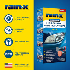 Rain-X polishing pad and compound detail delivering smooth clarity