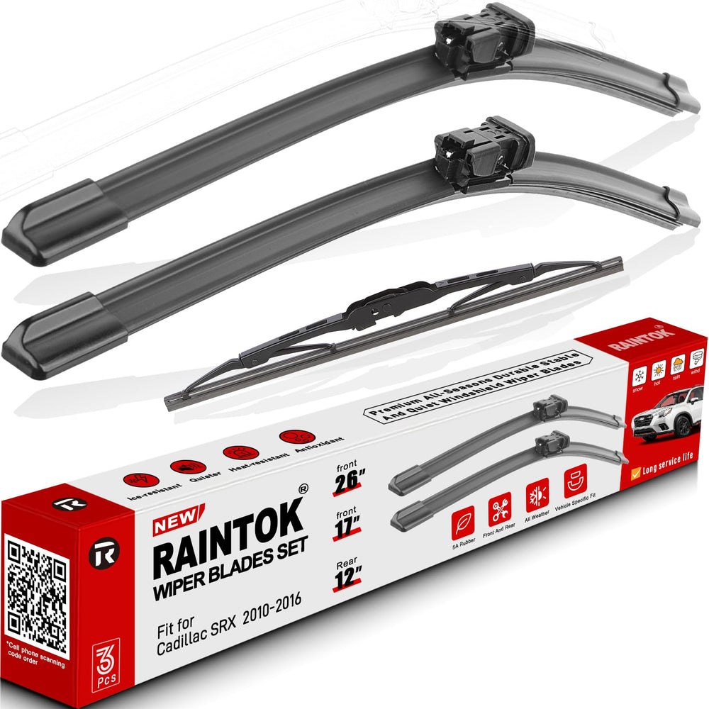 Raintok front packaging showing complete 3-pack blades and clear compatibility benefits