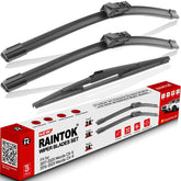 Raintok front packaging showing full 3-pack set and OEM fit benefits