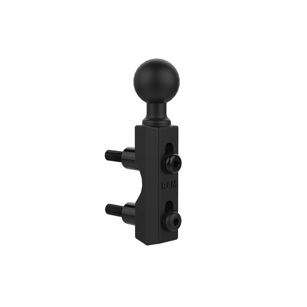 RAM MOUNTS reservoir base front view showing robust bracket and clean finish for secure mounting