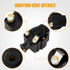 RANSOTO ignition coil electrical connector close-up for secure connection benefit