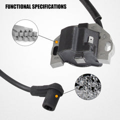RANSOTO ignition coil installed in Kawasaki engine demonstrating plug-and-play fit