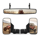 RANSOTO mirror set front view showing three-piece layout and rugged housings for improved visibility