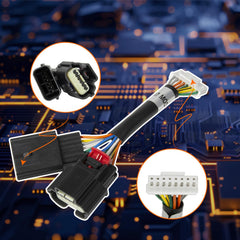 RANSOTO wiring harness and OEM connectors enabling plug-and-play installation