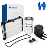 RARAYC fuel filter front assembly showing mounting and seal for correct fit