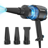 RAYBAO front view air cannon showing compact body and output, speeds up drying