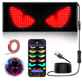 Rayhome front view showing full-color animated LED eyes and bright display