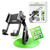 RBRL mount front view on handlebar showing secure hold and easy visibility