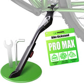 RBRL kickstand front view showing sturdy aluminum body and stable stance benefit