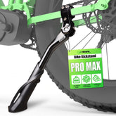 RBRL kickstand front view showing durable aluminum body and clean finish