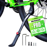 RBRL kickstand front view showing design and durable finish for secure parking