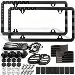 RCKJNJ front view flag frame showing bold patriotism and durable finish