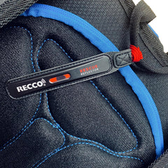 RECCO reflector close hardware detail highlighting durable build and reliability