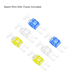 RECOIL close-up of terminals showing zinc die-cast contact and secure clamps