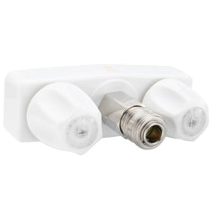 RecPro front view of exterior faucet showing compact profile and easy access