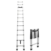 RecPro front view ladder mounted on RV showing secure fit and convenience
