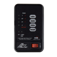 RecPro M21 side profile illustrating slim black bezel and flush-mount fit in RV interior