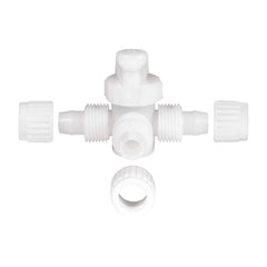 RecPro tubing insertion detail showing clean fit and reliable leak prevention benefit