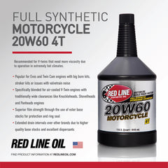 Red Line quart beside a tape measure for scale, helps shoppers see actual bottle size