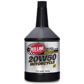 Red Line front label showing product name and quart size with clear branding benefit