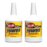 Red Line 50104 front label on 2 quart bottle showing product identity and benefits