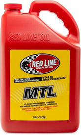 Red Line front label showing product name and clear performance details