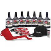 Red Line 90226 front package showing all included oils and accessories for easy service