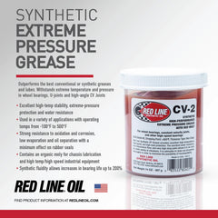 Red Line applied to a CV joint during service demonstrating reduced friction and wear protection