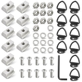 RED WOLF front view of complete 10-pack kit showing components and wrench for easy installation