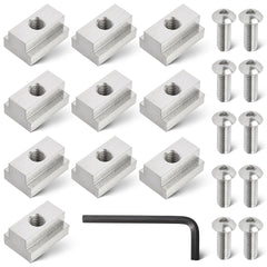 RED WOLF kit front packaging showing 10 nuts screws and wrench for easy mounting