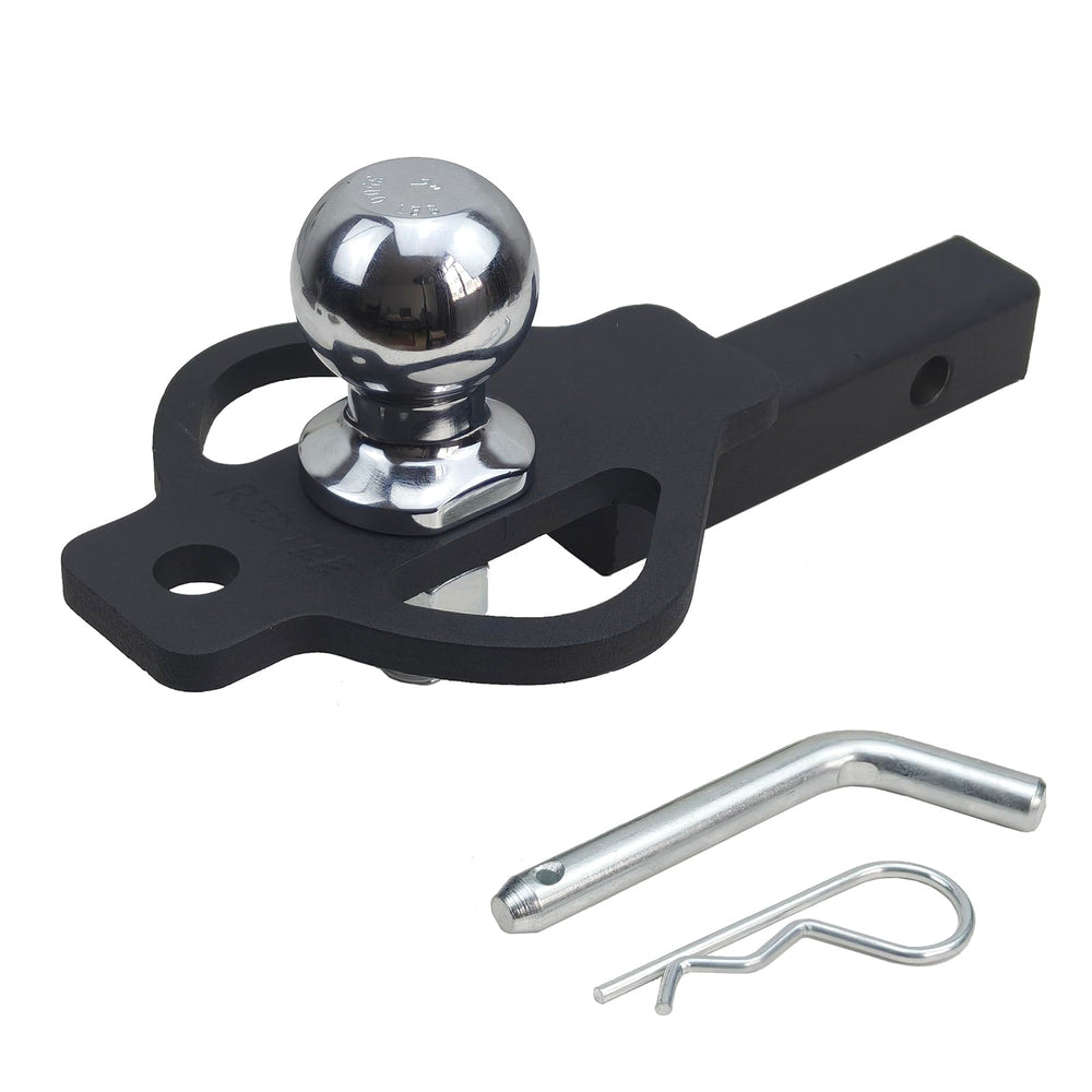 REDTEE front view of ball mount showing compact profile and fitment benefit