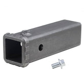 REDTEE front view of 2-inch weld-on hitch receiver showing fit and finish