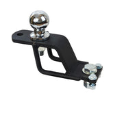 REDTEE front view of 3-way hitch adapter showing ball and body benefit durability