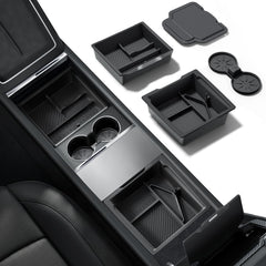 REEVAA front view of full console organizer showing clean fit and style