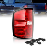 Reilauto tail light front view showing red lens and clear signaling, improves rear visibility