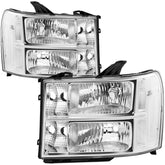 Reinko headlight front view showing fit and clear lens for accurate replacement