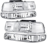 Reinko headlight front pair showing clean lenses and factory look for restoration