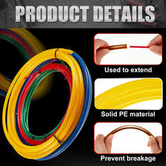 Relaxweex tubing being bent on-site demonstrating flexible copper and easier routing benefits
