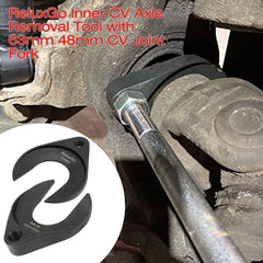 ReluxGo 63mm CV fork detail showing strong threads for secure attachment